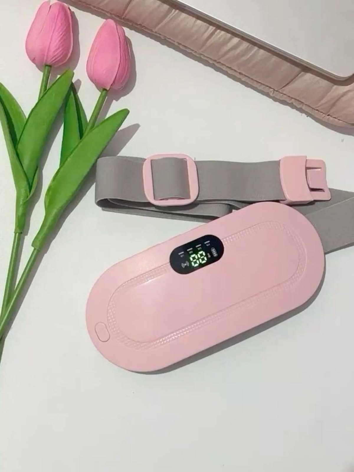 Ceinture Chauffante Vibrante — Soulagement Menstruel & Lombaire
