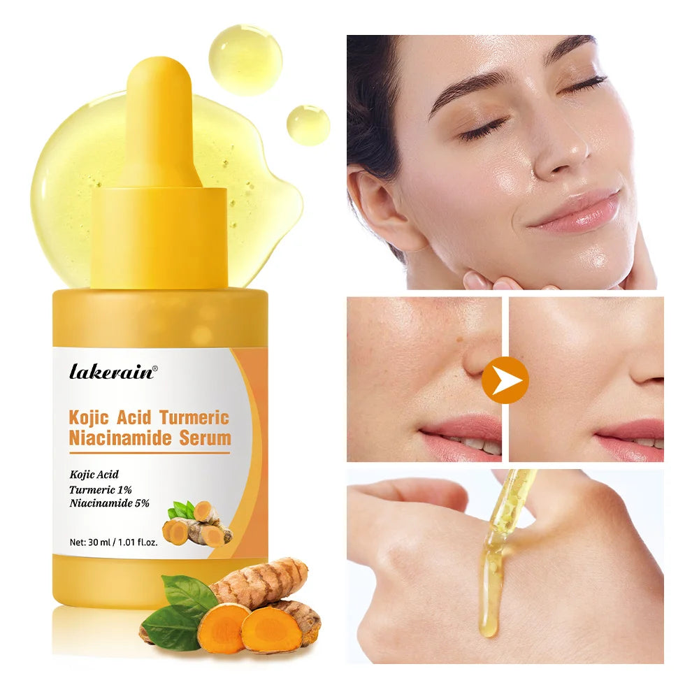 Sérum Éclat Kojic & Curcuma — Anti-Taches, Pores & Barrière Cutanée