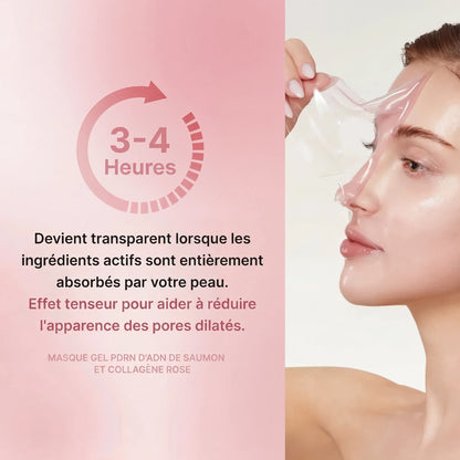Masque Hydrogel PDRN — Éclat Instantané & Repulpage | Soin Coréen