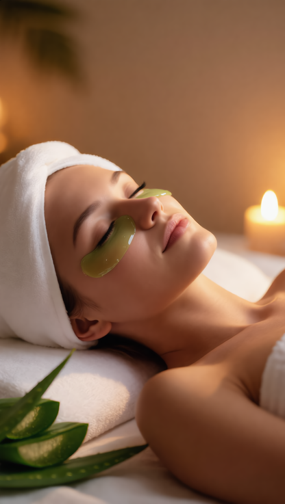 Patchs Yeux au Collagène & Aloe Vera — Anti-Cernes, Anti-Rides & Hydratant Intense/60 patch
